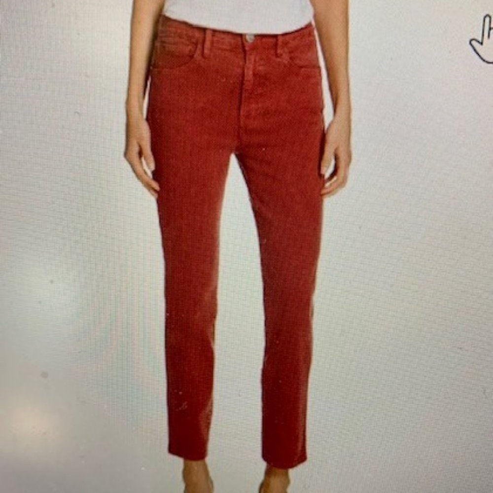 3X1 STEVIE STRAIGHT LEG RED JEANS NEIMAN MARCUS NEW WITH TAGS SIZE 26
